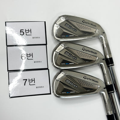 테일러메이드 SIM2 MAX [5,6,7,8,9,PW] KBS MAX MT85 JP S