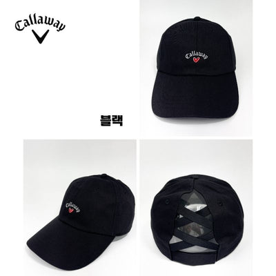 새상품 병행수입 캘러웨이 C22291204 포니테일 캡 네이비/화이트/블랙