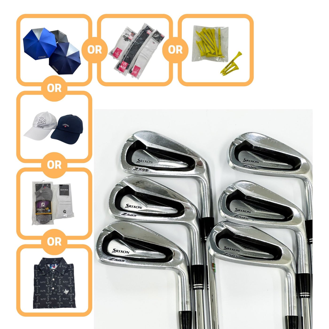 던롭 SRIXON Z585[5,6,7,8,9,PW]NS PRO MODUS3 TOUR105 S