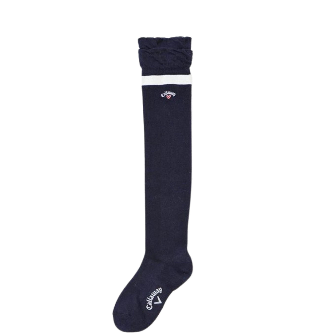 캘러웨이 여성용 하트 로고 하이삭스(5개/세트)